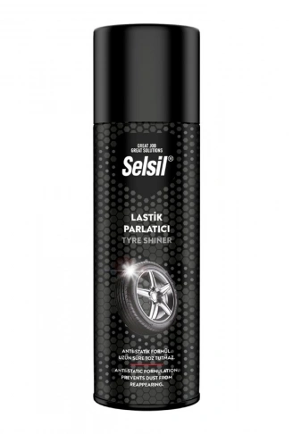 SELSİL OTO - ARAÇ LASTİK PARLATICI - TEMİZLEYİCİ SPREY 500ML (4940)