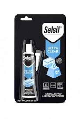 SELSİL ŞEFFAF MONTAJ YAPIŞTIRIC ULTRA CLEAR 50ML (4940)