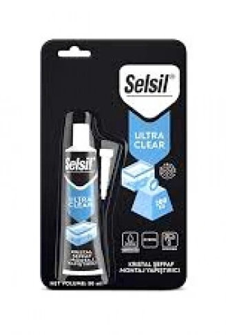 SELSİL ŞEFFAF MONTAJ YAPIŞTIRIC ULTRA CLEAR 50ML (4940)