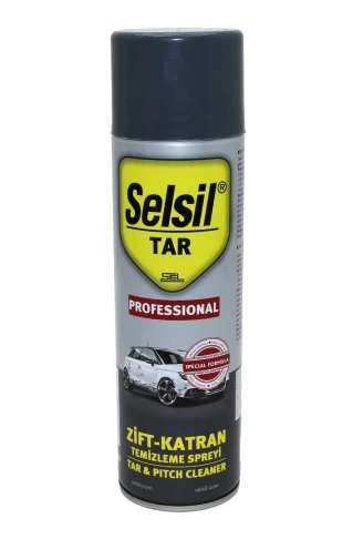 SELSİL TAR ZİFT - KATRAN TEMİZLEME SPREY 500ML KİR - YAĞ (4940)