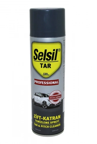 SELSİL TAR ZİFT - KATRAN TEMİZLEME SPREY 500ML KİR - YAĞ (4940)