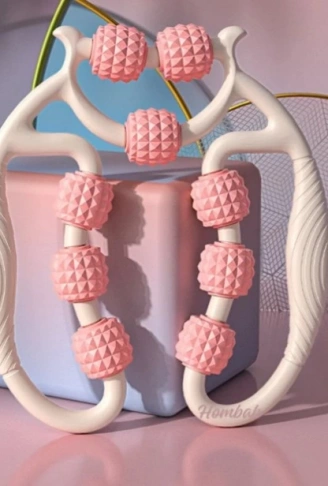 Selülit Masaj Aleti 9 Tekerlekli Lenf Drenaj Rulosu (4940)