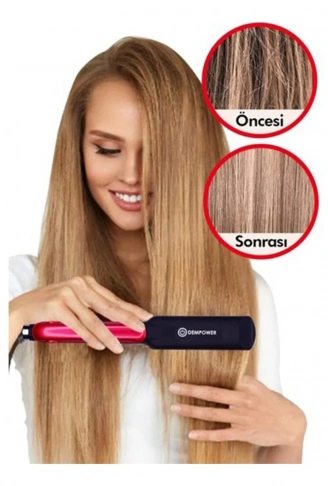 Seramik Kaplı Pembe Detay Saç Düzleştirici (4940)