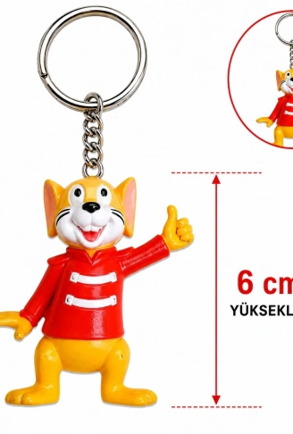 Sevimli Fare Figürlü Anahtarlık 6 Cm (4940)