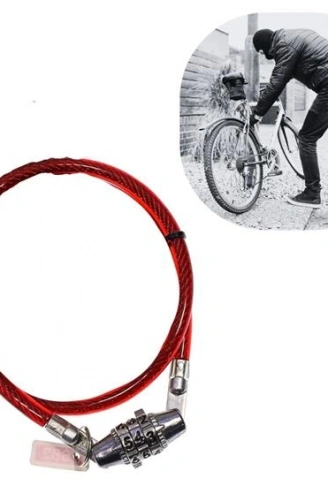Şifreli Pratik ve Sağlam Bisiklet Kilidi (4940)