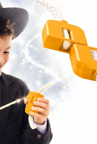 Sihirli İp Kesme Oyunu Turuncu Renk – İpi Kes ve Tekrar Birleştir (4940)