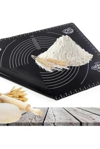 Silikon Çok Amaçlı Geniş Hamur Matı Hamur Açma Matı 40*50 cm (4940)