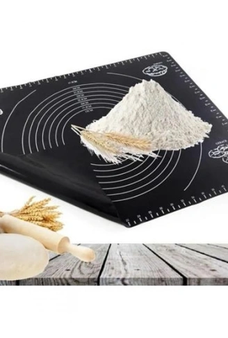 Silikon Çok Amaçlı Geniş Hamur Matı Hamur Açma Matı 40*50 cm (4940)