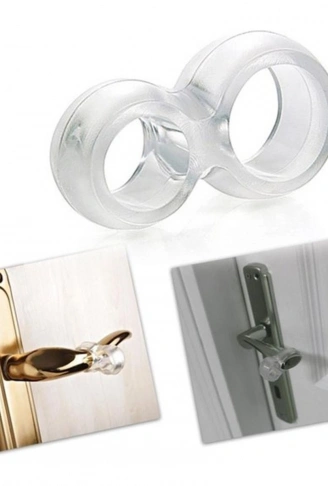 Silikon Kapı &amp; Pencere Vurma Önleyici Stoper Kapı Tamponu 4 Adet (4940)