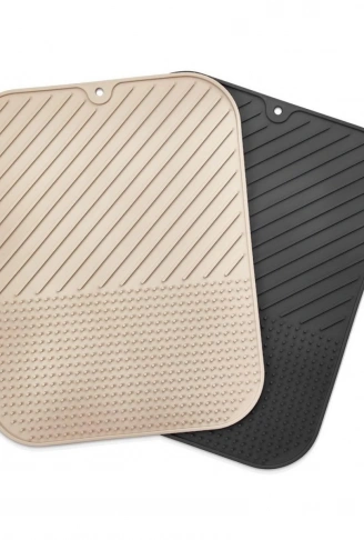 Silikon Kaydırmaz Mutfak İçin Bulaşık Matı, Çok Amaçlı Kurutmalık 36x28cm (4940)