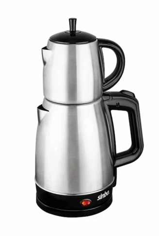 SİNBO STM-5831 ELEKTRİKLİ ÇELİK ÇAY MAKİNESİ ÇAYCI 1.7LT + 0.7LT ÇAY SÜZGEÇLİ (4940)