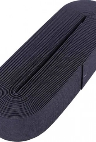 SİYAH - 4CM PAÇA LASTİK YASSI GENİŞ 10MT. (4940)