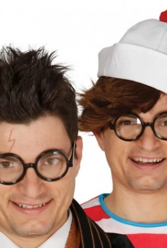 Siyah Çerçeveli Numarasız Camlı Öğrenci Şaka Gözlüğü 1 Adet (4940)