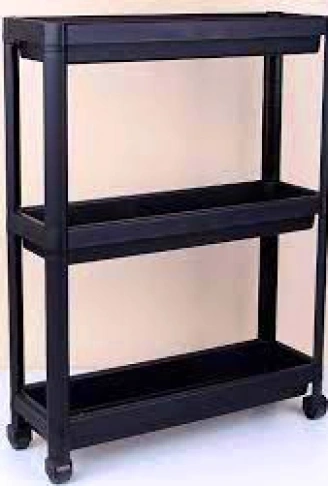 SİYAH ÇOK AMAÇLI KATLI RAF ÜNİTESİ (4940)