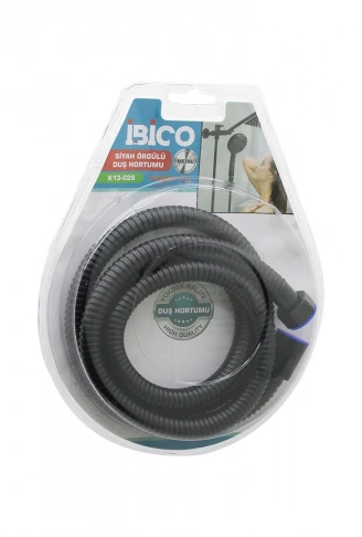 SİYAH METAL  ÖRGÜLÜ DUŞ HORTUMU  1.5MT   VAKUMLU AMBALAJ  ANTİ TWİST=DOLANMAZ-KIVRILMAZ-KOPMAZ (4940)