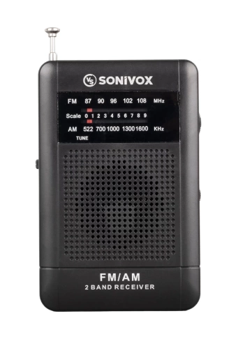 SİYAH RENK CEP TİPİ ANALOG FM RADYO VS-R115 (4940)