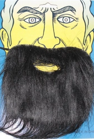 Siyah Renk Takma Sakal Bıyık Takımı (4940)