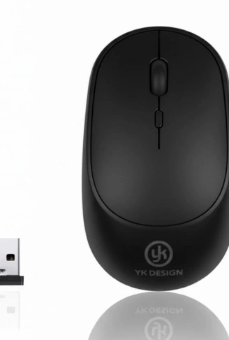 Siyah Renkli Ergonomik Sessiz Kablosuz Mouse – USB Alıcılı, Ofis ve Oyun İçin Konforlu Bilgisayar Faresi MS6310 (4940)
