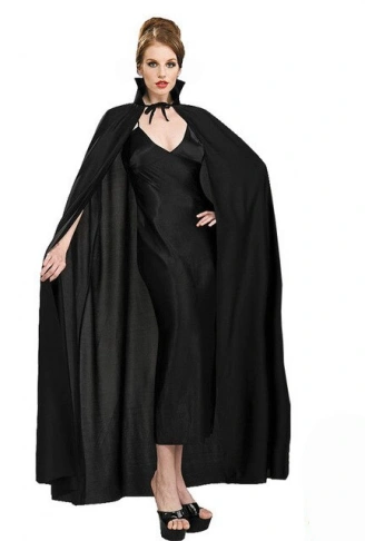 Siyah Yakalı Yetişkin Pelerin 120 cm (4940)