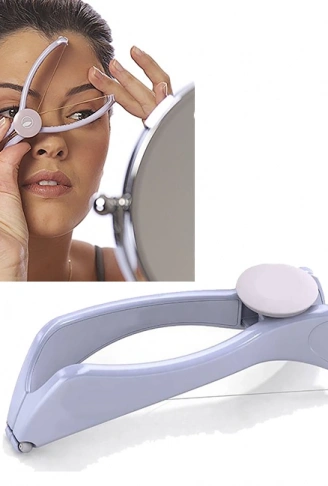 Slique İple Yüz Tüy Alma Aleti Kaş Kıl Alıcı Epilatör (4940)