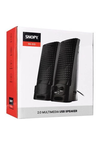 SNOPY SN-510 3 WATT USB 2.0 SİYAH  1+1 SPEAKER (4940)