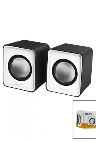 SNOPY SN-66  BEYAZ  USB 2.0 MULTİMEDYA 1+1 HOPARLÖR SPEAKER SET 6W (4940)