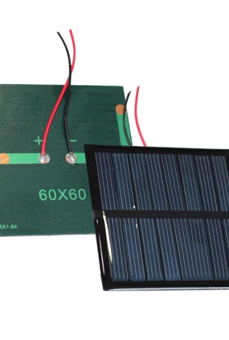 SOLAR GÜNEŞ PANELİ 60 X 60 MM 4.2 VOLT 0.6 WATT (ÖĞRENCİLER İÇİN) (4940)