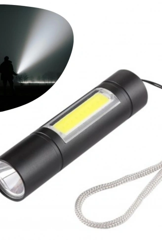 Solar Kutulu Mini El Feneri – Taşınabilir LED Kamp ve Acil Durum El Lambası (4940)