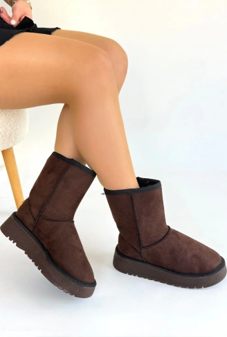 Sophia Kahverengi Süet Bot