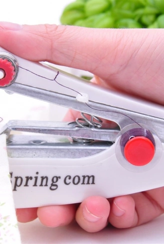 Spring Come Mini Kolay Seyehat ve Ev Tipi El Dikiş Dikme Makinası (4940)