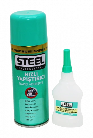 STEEL 400ML+60GR BÜYÜK HIZLI YAPIŞTIRICI (4940)