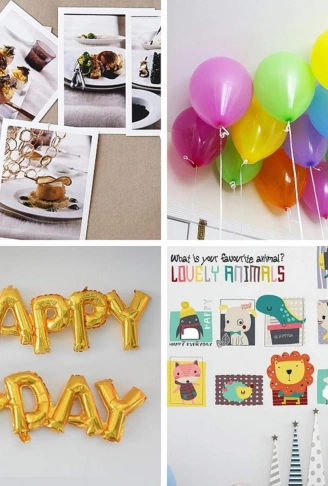 Sticker Damla Model Çift Taraflı Yapışkan Balon Yapıştırıcısı (4940)