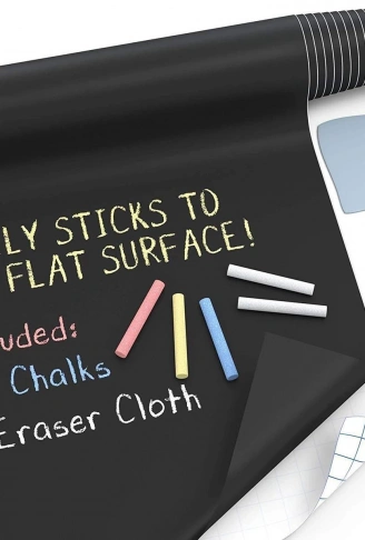 Sticker Rulo Yapışkanlı Çocuk Yazı Yazma Tahtası Yazı Yazma Sticker (4940)