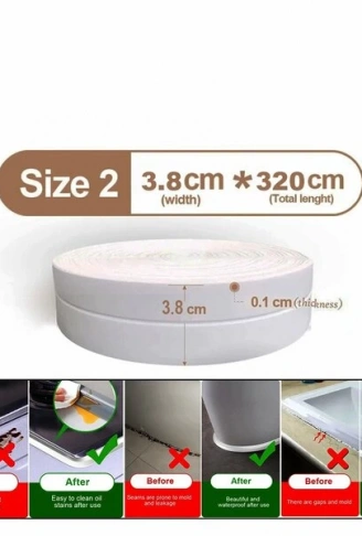 SU SIZDIRMAZ BANT BEYAZ 3.8CMX3.2MT (4940)