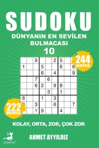 Sudoku Dünyanın En  Bulmacası 10