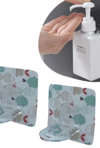 Süper Yapışkanlı Çok Amaçlı Cember Askı 2 Adet (4940)