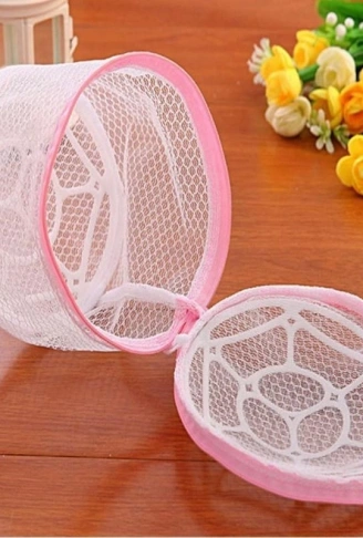 Sütyen Yıkama Filesi Tam Korumalı Hassas Çamaşır Yıkama Aparatı (4940)