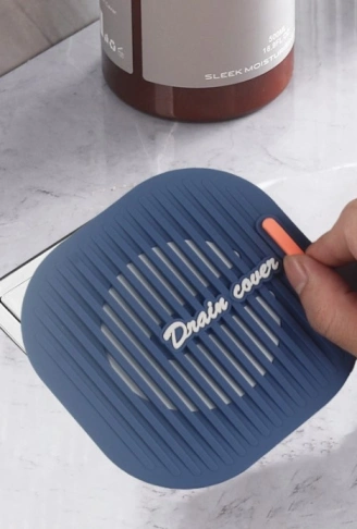 Süzgeçli Lavabo Gider Koruyucu Mat Gri (4940)