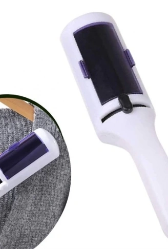 Taşınabilir Elektrostatik Hazneli Rulo Şeklinde Evcil Hayvan Tüyü Saç Toplayıcısı (4940)