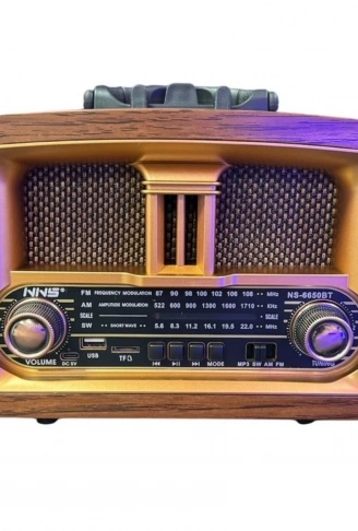 Taşınabilir Klasik AM/FM/SW  Retro Ev Radyo USB ile Şarj Olabilen Retro Radyo (4940)