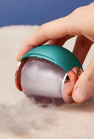 Taşınabilir ve Yıkanabilir Tiftik Ve Tüy Toplayıcı Kıl Toz Elbise Tiftik Temizleyici Top (4940)