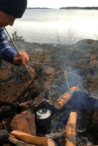 Teleskopik Ateş Başlatıcı Outdoor Üfleme Borusu 63 Cm