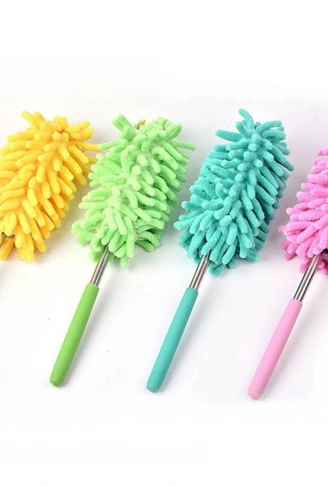 Teleskopik Mikrofiber Pratik Uzayabilen Toz Alma Fırçası Aparatı (4940)