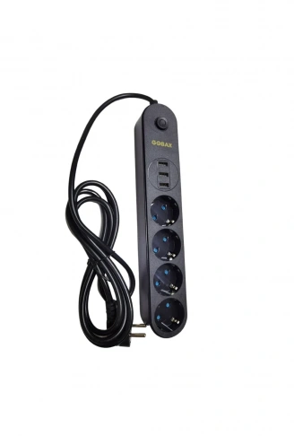 Termal Akım Korumalı Grup Priz Ve 3’lü Usb Şarj Aleti (4940)