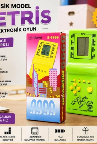 Tetris - 9999 Oyun - Nostaljik Oyun Konsolu (4940)