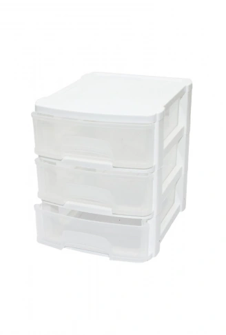 TONTON - NO:0 ÇEKMECE 3 KATLI 17.5X14.4X16.9CM (4940)