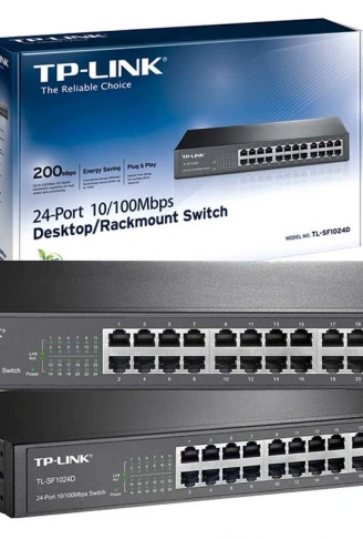 TP-LINK TL-SF1024D 24 PORT 10/100 MBPS SWITCH (4940)