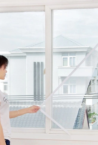 Tüm Cam Pencere Kapılara Uyumlu Tek Kanat Pencere Sinekliği (4940)