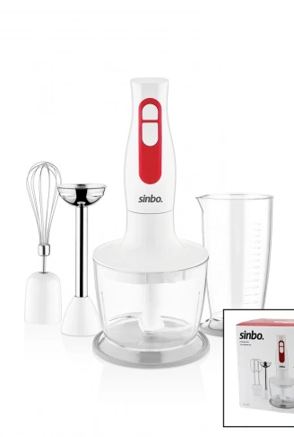 TURBO EL BLENDER SETİ DOĞRAYICI- MİKSER- BLENDER 2 KADEME HIZ 600ML HAZNE - 700ML ÖLÇÜ KABI SHB-3100S (4940)