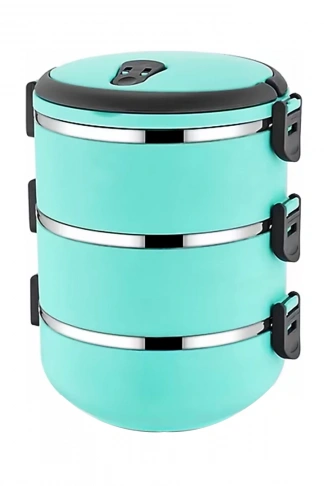 TURKUAZ 3LÜ SEFER TASI SAKLAMA KABI 1.8LT (4940)